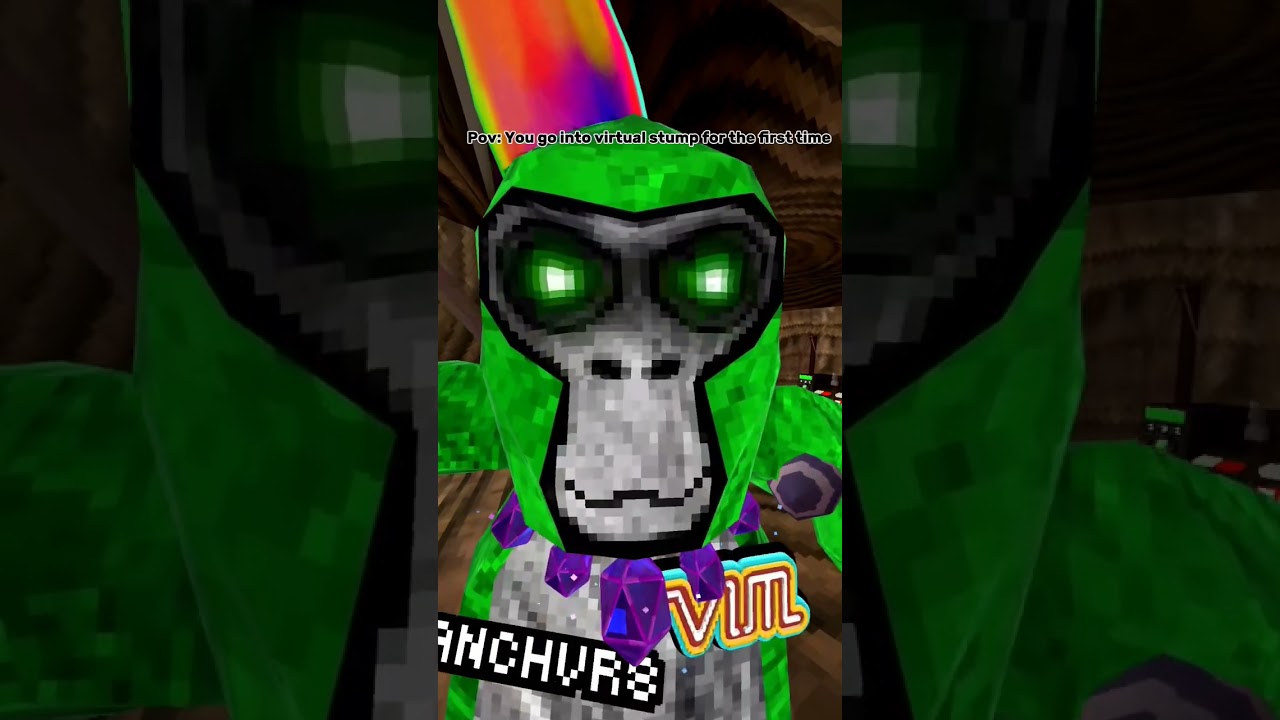 virtual stump #gorillatag #shorts #comedy #funny #gtag #short #vr #oculus @_GorillaTagVR