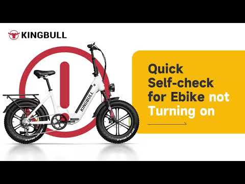 Kingbull Tute📚EBike Not Power On? Self-Check & Quick Fix