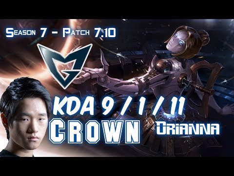 SSG Crown ORIANNA vs KASSADIN Mid - Patch 7.10 KR Ranked
