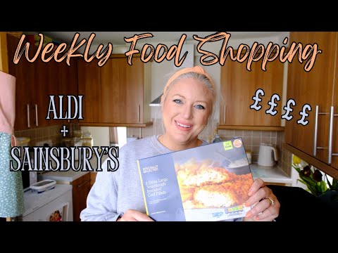 ALDI + SAINSBURY'S WEEKLY FOOD SHOP | 29THApril | #weeklyfoodshop #groceryhaul  #sainsburys #aldi