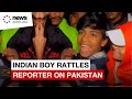 Indian Boy Rattles Reporter Everyone Has A Right To Live