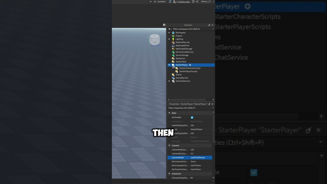 How to make realistic first person camera in roblox studio #robloxstudiotutorial #robloxstudio