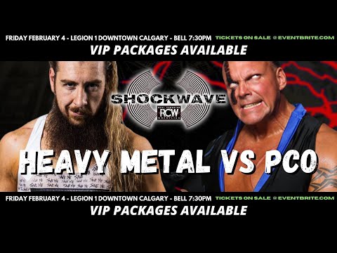 Heavy Metal (c) vs PCO - RCW Canadian Championship - February 4 2022