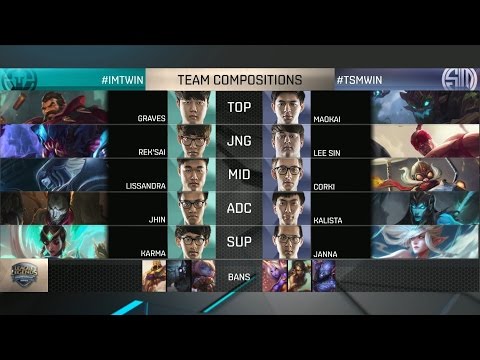 IMT vs TSM Highlights - IMMORTALS vs TEAM SOLOMID Game 4 NA LCS Playoffs - SPRING 2016 Semifinal #2