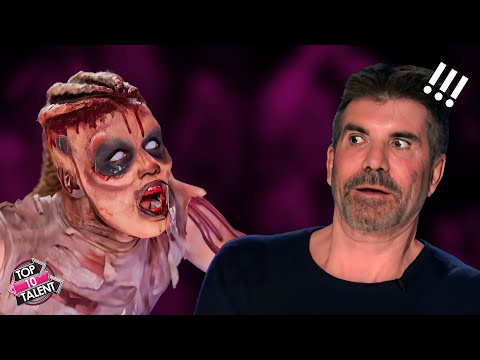 5 SCARIEST ZOMBIE Auditions on Got Talent!