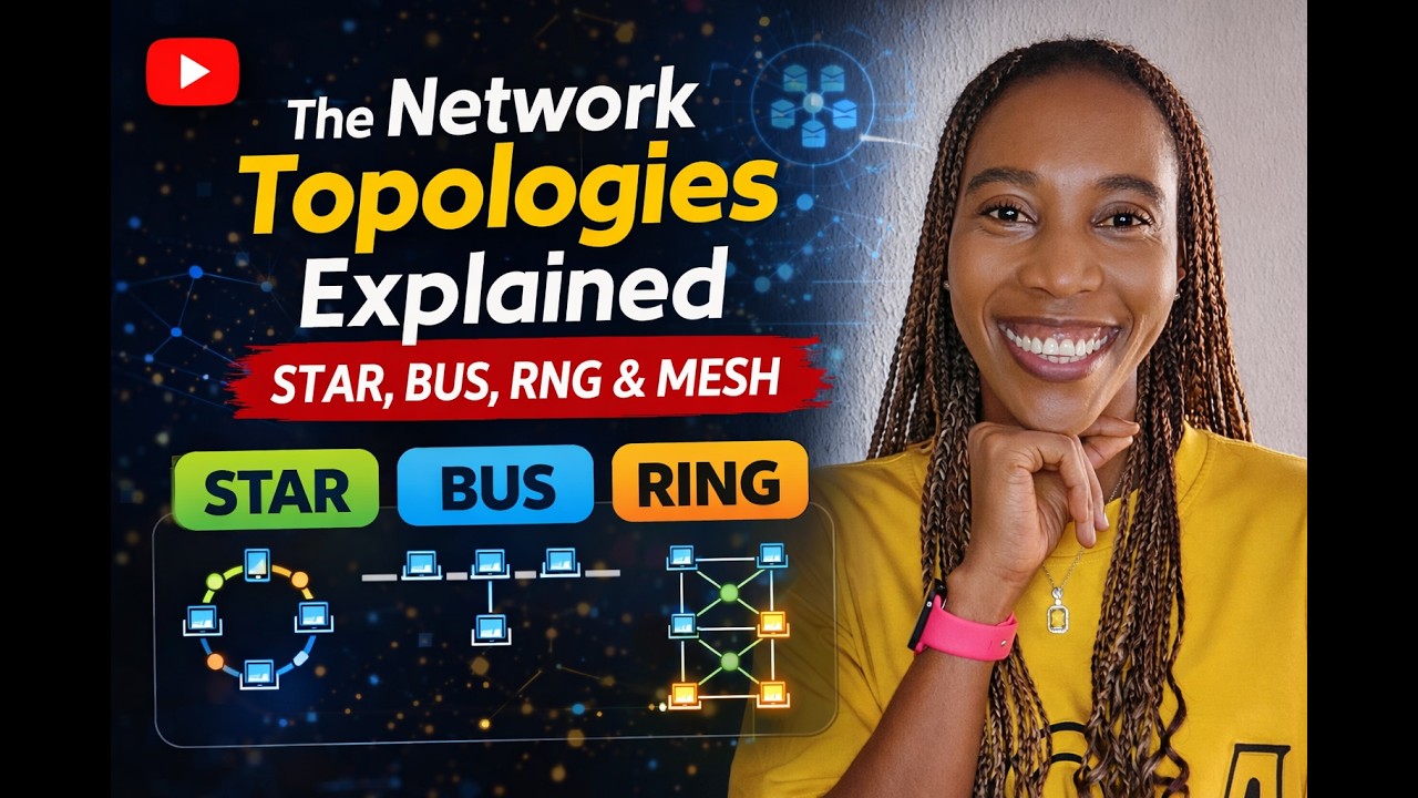 Network Topologies Explained | Star, Bus, Ring & Mesh In a Beginner Friendly Way.