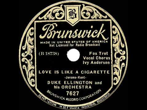 1936 HITS ARCHIVE: Love Is Like A Cigarette - Duke Ellington (Ivie Anderson, vocal)