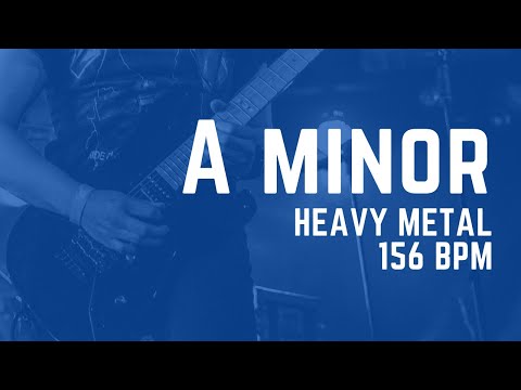 Heavy Metal backing track | Am | 156 bpm