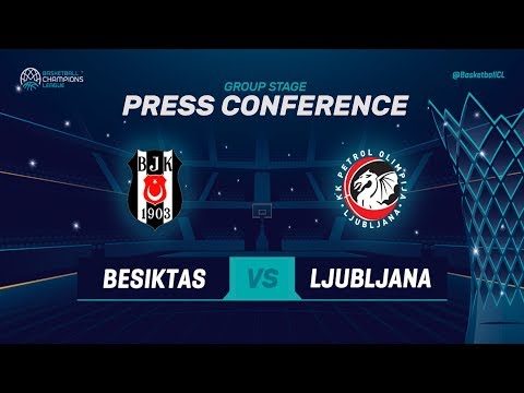 Besiktas Sompo Japan v Petrol Olimpija - Press Conf. - Basketball Champions League 2018-19