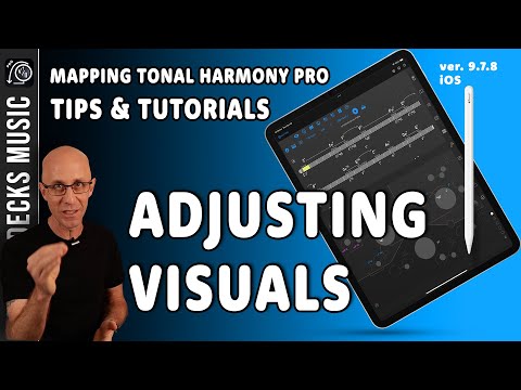 Mapping Tonal Harmony Pro Tips & Tutorials: Adjusting Visuals (ver 9.7.8 for iOS) #musiceducation
