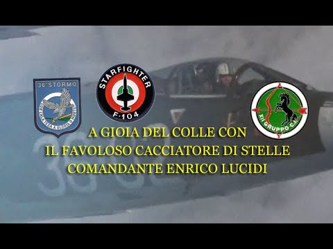 Commander Enrico Lucidi - In Gioia del Colle with the fabulous "star hunter"