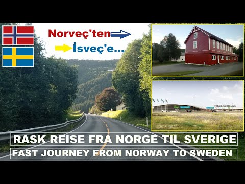 Fast travel from Norway to Sweden! - Norwegian roads