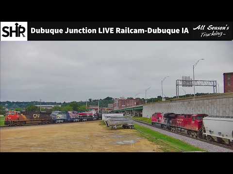Live webcam view of Dubuque Junction Railcam on CPKC Marquette Sub