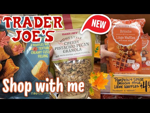 Shop with me Trader Joe's new items! trader joe's haul Taiyaki, Pumpkin waffles, ketchup potato chip