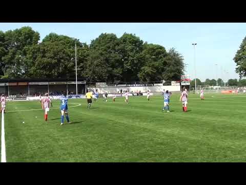 Aniek Janssen rkhvv JO13-1G kampioenswedstrijd.