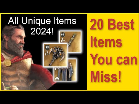 Assassins Creed Odyssey - All Unique Weapon locations 2024 - Best Weapons and Items You can miss!!