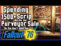 We Spent Over 7500 Scrip At The Purveyor Sale In Fallout 76