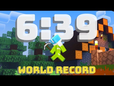MINECRAFT SPEEDRUN WORLD RECORD (6:39)
