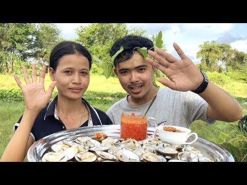 ញ៉ាំងាវឆៅ COOKING ASMR