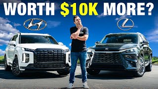 Lexus TX 350 vs. Hyundai Palisade Calligraphy Night Edition: Is the Lexus Worth the Extra $10,000