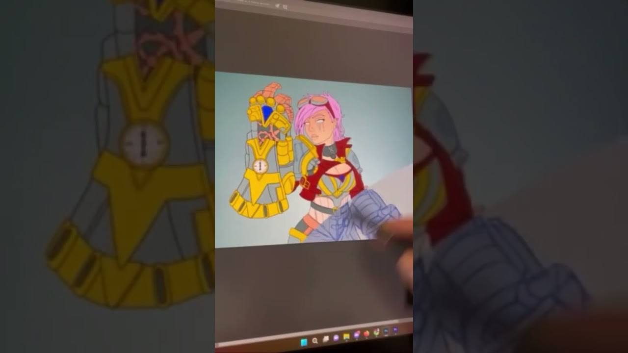 League of Legends VI Fan Art Speedpaint