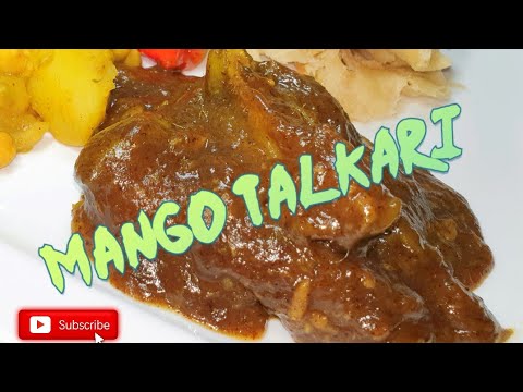 How to make Mango Talkari | Trinidad