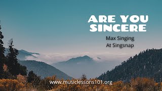 Are You Sincere by Marty Robbins