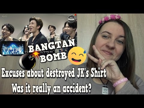 [BANGTAN BOMB] Excuses about destroyed JK's Shirt - BTS (방탄소년단) REACTION