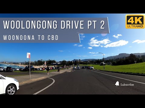 4K Wollongong Drive Part 2 - Woonoona to CBD - Bellambi, East Corrimal, Fairy Meadow, Wollongong Nth