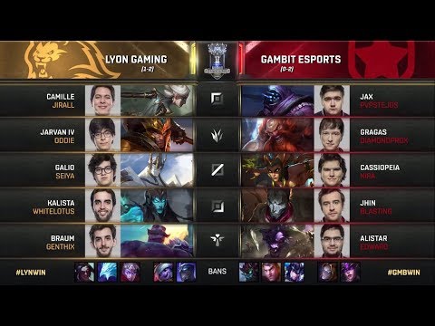 S7 Worlds 2017 | Lyon Gaming vs Gambit Day 2 | Play in Stage Day 2 Game 4 | LYN vs GMB