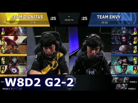 Team EnVyUs vs Dignitas Game 2 | S7 NA LCS Spring 2017 Week 8 Day 2 | NV vs DIG G2 W8D2 1080p