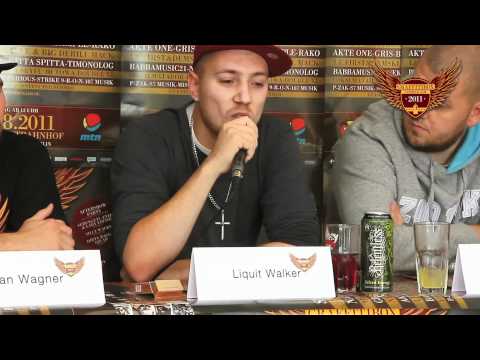 PRESSEKONFERENZ GRAFFITIBOX SUMMER JAM 2011 - LIQUIT WALKER