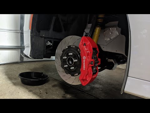 How to install Hellcat Rotors and 6 Piston Brembo Calipers on 2019 Charger Scatpack