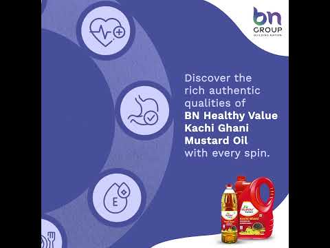 Healthy Value Kachi Ghani Mustard Oil | BN Group