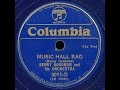 Benny Goodman and His Orchestra "Music Hall Rag" Columbia 3011-D (1934)