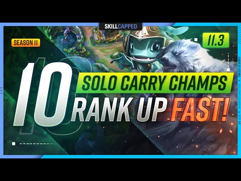 10 SOLO CARRY Champions for EVERY ROLE in Patch 11.3!