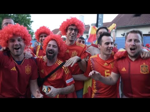 Video Thumbnail: Spain fans celebrate reaching Euro semis after beating host Germany | AFP
