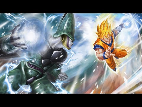 Epic desert showdown: goku vs cell
