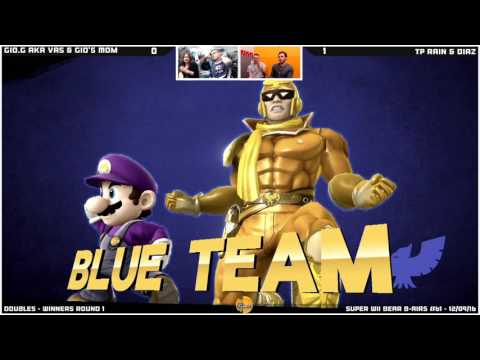 WBB #61  Daiz & TP Rain vs Gio G & Gio's Mom   Winners Round 1   Smash 4 Doubles