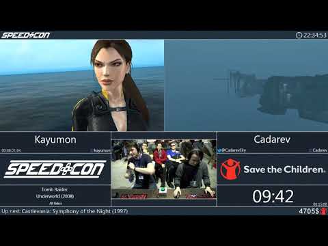Tomb Raider Underworld - All Relics Speedrun Race feat. Cadarev