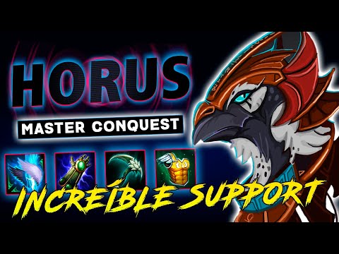 HORUS SUPPORT - ASÍ SI DA GUSTO SUPPORTEAR!!! - SMITE Master Conquest