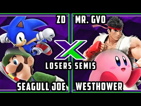 S@X 245 Smash 4 - Mr. GVO & Westhower Vs. Seagull Joe & ZD - Wii U Doubles Losers Semis