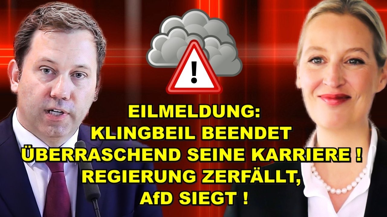 EIL: Klingbeil BEENDET Karriere! AfD-Sieg!