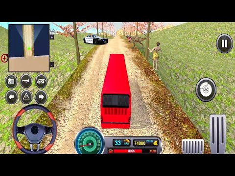 Uphill Offroad Bus Driving Simulator #1 - Bus Driving Simulator - Android Gameplay