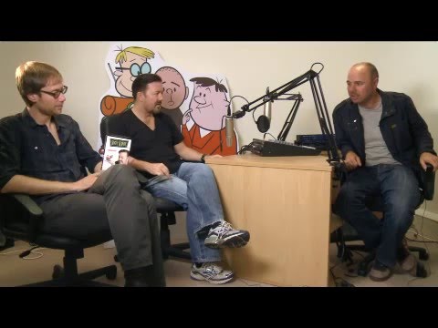 The Ricky Gervais show: 'Here we go again, flogging something'  - Karl Pilkington , Stephen Merchant