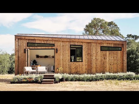 Absolutely Gorgeous Modular Prefab Tiny Home Installed in Your Backyard in 2 Weeks