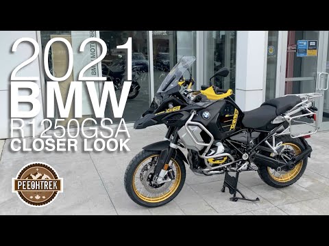 2021 BMW R1250 GSA - Edition 40 Years GS, Closer Look. With Exhaust Sound.