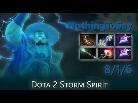 "NothingToSay" 8/1/6 | Dota 2 Storm Spirit highlights
