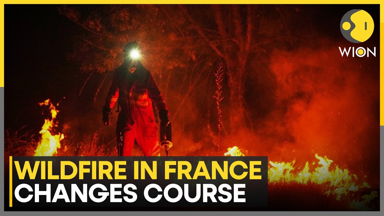 Europe Wildfires: Mid-Air Collision Of Firefighting Helicopters In Greece | WION