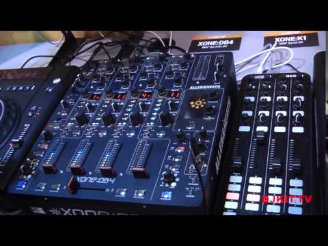 ALLEN AND HEATH XONE DB:4, DB:2 AND K:1 SERATO COMPATABILITY @NAMM 2015 WITH DJKIT TV